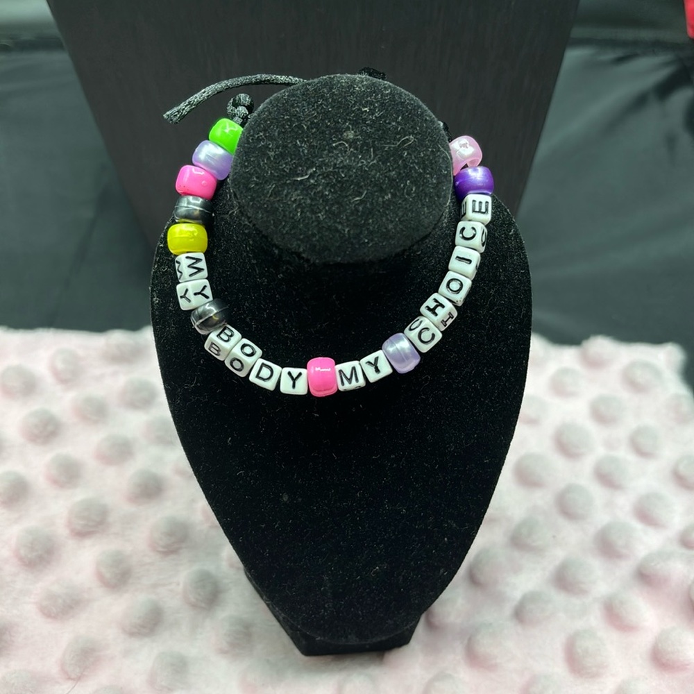 Handmade MY BODY MY CHOICE by Evi Vaucher Delacroix..mix match buy 4 get 1 Free